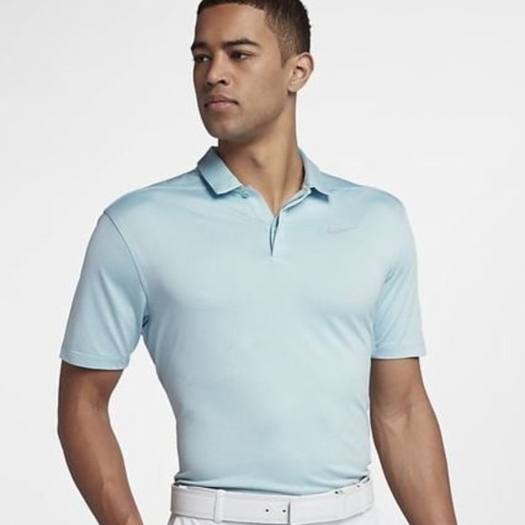 nike men's control stripe dry golf polo